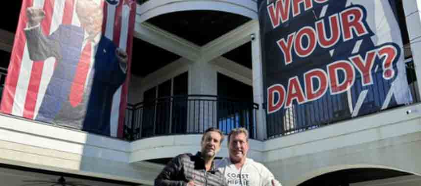 Clay Hangs with Marvin Peavy, the Trump Sign Man of 30A