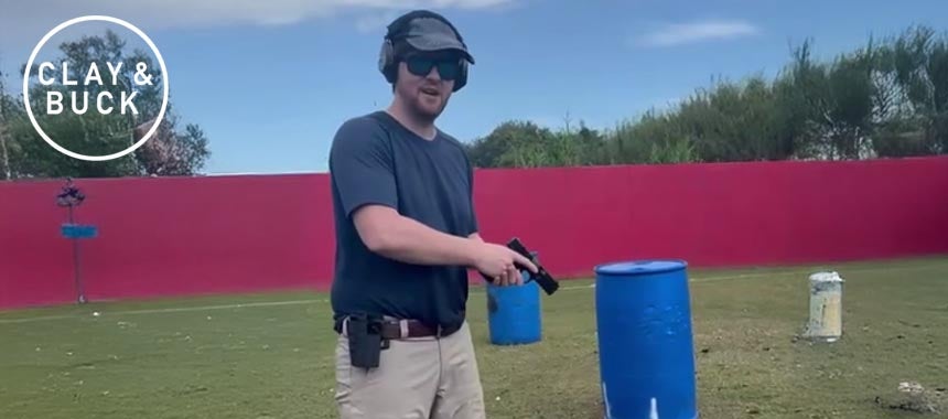 Buck on the Range Shooting the Bear Creek Arsenal Grizzly 9mm