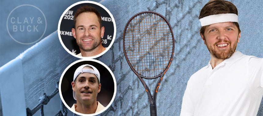 Tennis Legends Andy Roddick and John Isner Analyze Buck’s Serve!