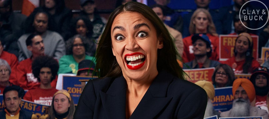 AOC Shouts at NYC Rally: “We’re Not the Crazy Ones -- We Are SANE!”