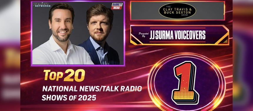 Clay & Buck: #1 National News/Talk Radio Show for 3rd Year in a Row!