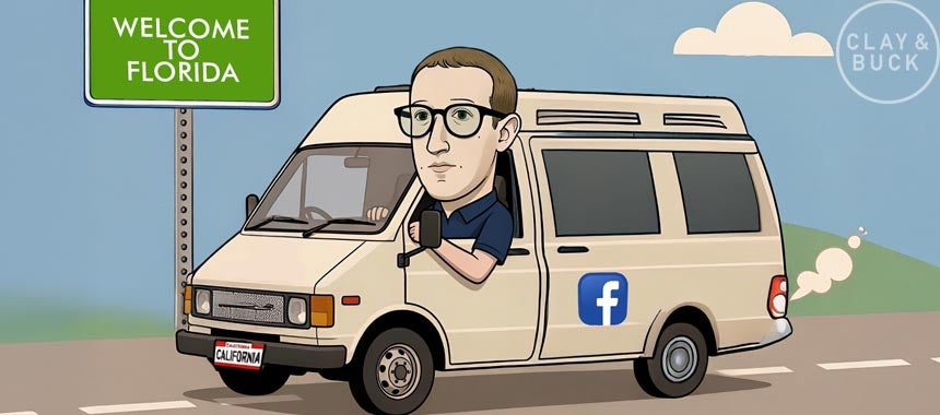 Zuckerberg Bails on California — Here’s Why He Picked Florida