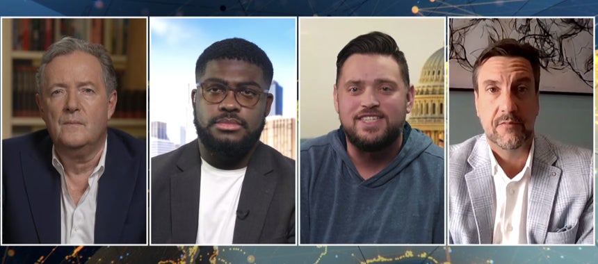 Clay Does Battle on the Piers Morgan Panel