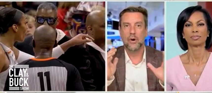 Clay Reacts to A'ja Wilson's Confrontation with Fan in WNBA Playoffs