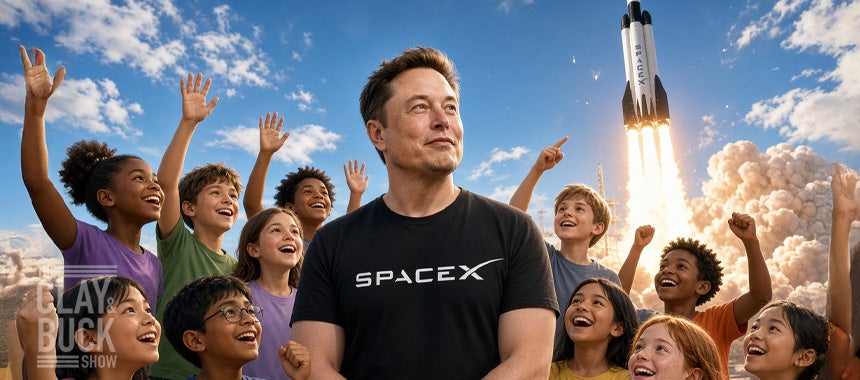 Elon Musk Just Gave SpaceX Shares to Every Kid in America